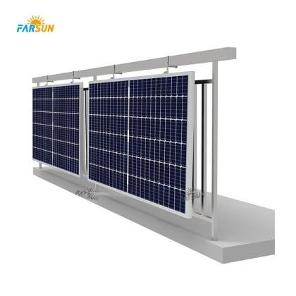 FS Aluminium Balcony Rear Leg Angle Balkon Solar Kit